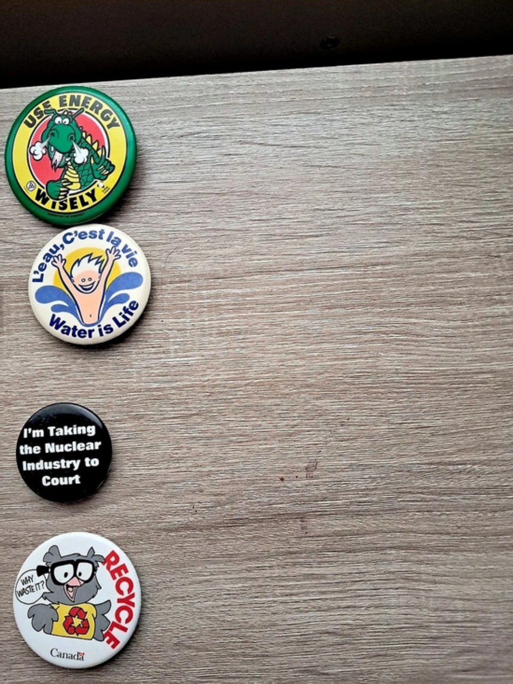 Environmental Awareness Button Pin Collection - Picture 3 of 6